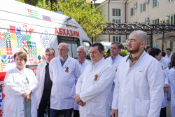 Russian Healthcare Minister Murashko on working visit to Abkhazia