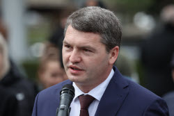 Launch of Dioscuria electric train between Sirius, Russia and Sukhum, Abkhazia