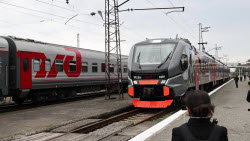 VIDEO. Launch of Dioscuria electric train between Sirius, Russia and Sukhum, Abkhazia