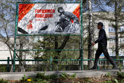 Russian city of Novosibirsk prepares for Victory Day