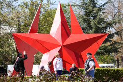 Russian city of Sevastopol prepares for Victory Day