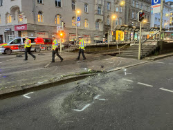 Car drives into group of people