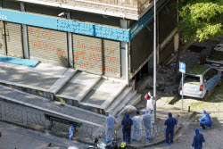 Bomb explosion outside a bank branch in Thessaloniki, Greece