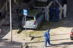 Bomb explosion outside a bank branch in Thessaloniki, Greece