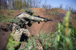 Russian servicemen undergo training in special military operation zone