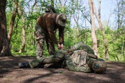 Russian servicemen undergo training in special military operation zone