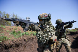 Russian servicemen undergo training in special military operation zone
