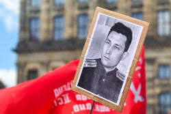 Immortal Regiment event in Amsterdam