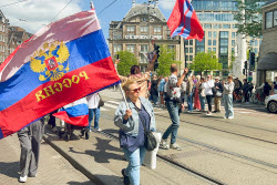 Immortal Regiment event in Amsterdam