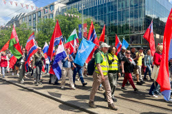 Immortal Regiment event in Amsterdam