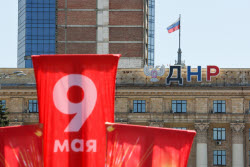 Russian city of Donetsk prepares for Victory Day