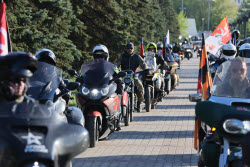 Мотомарш "Дороги Победы" в Донецке