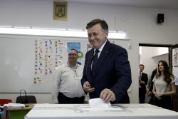 Re-run of the first round of Presidential elections in Romania