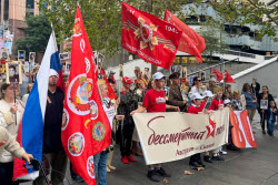 Immortal Regiment event in Sydney, Australia