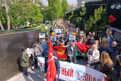 Immortal Regiment event in Ankara, Turkey