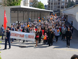 Immortal Regiment event in Ankara, Turkey