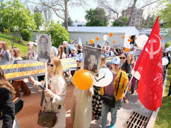 Immortal Regiment event in Ankara, Turkey