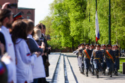 Акция "Огонь памяти" в Александровском саду
