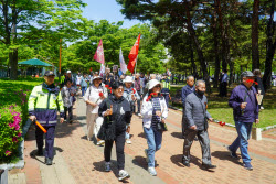 Immortal Regiment event in Busan, South Korea