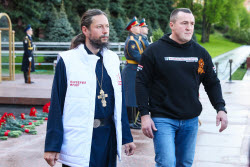 Акция "Огонь памяти" в Александровском саду