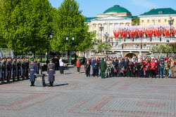 Акция "Огонь памяти" в Александровском саду