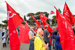 Immortal Regiment event in Rome, Italy