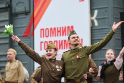 Акция "Эшелон Победы" в Калининграде