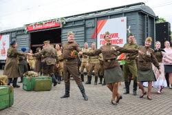 Акция "Эшелон Победы" в Калининграде