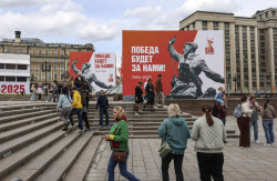 Preparations for Victory Day celebrations in Moscow