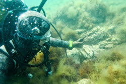 WWII underwater search expedition in Krasnodar Region, Russia