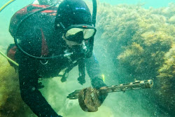 WWII underwater search expedition in Krasnodar Region, Russia