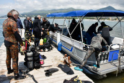 WWII underwater search expedition in Krasnodar Region, Russia