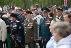 Открытие панно "Поколения победителей" в Ессентуках