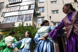 Акция "Парад у дома ветерана" в Казани