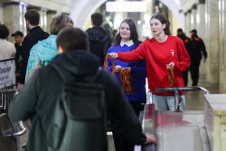 Акция, приуроченная к премьере фильма "В списках не значился" в Москве