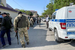 Armed attack on police in Makhachkala, Russia