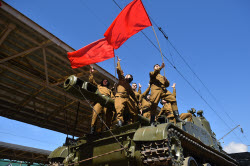 Прибытие "Поезда Победы" в Красноярск