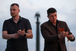 Eternal Flame Lighting Ceremony in Lugansk