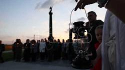 VIDEO: Eternal Flame Lighting Ceremony in Lugansk