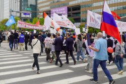 Immortal Regiment event in Seoul, South Korea
