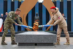Flame of Memory event in St Petersburg