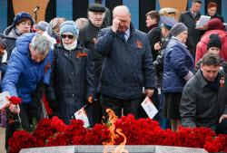 Flame of Memory event in St Petersburg