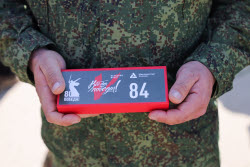 Handing over vehicles to special military operation zone in Rostov-on-Don