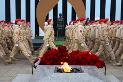 Flame of Memory event in St Petersburg
