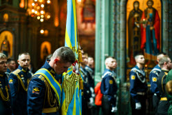 Божественная литургия в главном храме ВС РФ