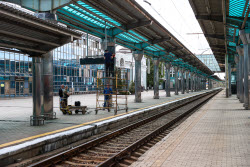 Donetsk railway station prepares to reopen