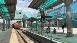 VIDEO. Donetsk railway station prepares to reopen