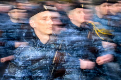 Генеральная репетиция парада Победы в Красноярске