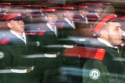 Генеральная репетиция парада Победы в Красноярске