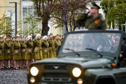 Генеральная репетиция парада Победы в Красноярске